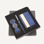 Premium Blue Diary & Keychain Set