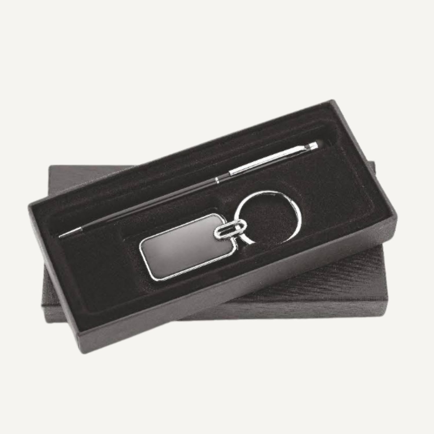 sr-241-metal-pen-keychain-set.jpg Minimal Metal Pen & Keychain Set - Image 1