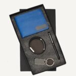 Blue Wallet Bracelet & Accessories Gift Set
