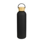 Bamboo Cap Steel Bottle