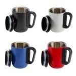 Color Lid Coffee Mug Set
