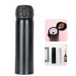 Matte Black Flask Bottle