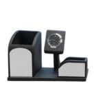 Modern Desk Organizer with Watch Stand