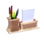 Modern Wooden Desk Organizer Set