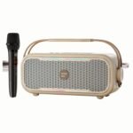 Retro Karaoke Bluetooth Speaker with Mic