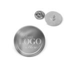 Round Engraved Lapel Pin