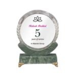 Round Glass Award