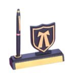Shield Logo Desk Name Pen Stand