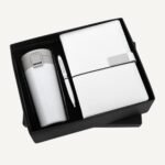 Economical 3-in-1 Flask Gift Set – White