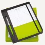 Lime Marble Diary & Pen Set