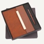Brown SlateEdge Diary & Pen Set