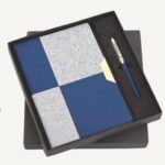 Blue Blocks Diary & Pen Set