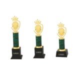 Green Column Trophy Set