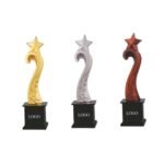 Curved Abstract Trophy Set