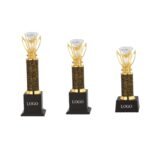 Crystal Top Trophy Trio