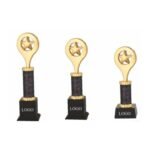 Round Medal Trophy Trio