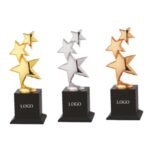 Layered Star Trophy Set