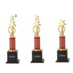 Star Column Trophy Trio