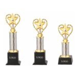 Heart Crown Trophy Set