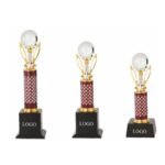 Crystal Globe Medal Trophy