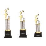Crystal Column Star Trophy