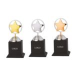Star Ring Crystal Trophy