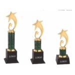 Leaf Style Trophy Set Premium