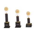 Medal Column Trophy Trio