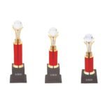 Red Column Globe Trophy Premium