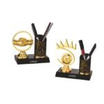 Premium Desk Trophy Set Gold