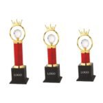 Red Column Trophy Set