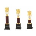 Crown Flame Trophy Set