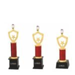 Red Shield Trophy Set