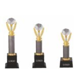 Crystal Globe Trophy Set