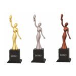 Elegant Figure Trophy Set