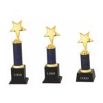 Blue Column Star Trophy