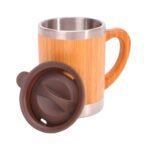Wooden Coffee Mug Steel