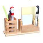 Wooden Multi Pen Desk Organizer